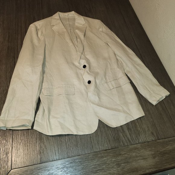 Quince Other - Quince Men’s 100% European Linen Blazer NWT Khaki Large